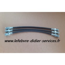 Flexibles De Frein Avant Pour BMW Série 5 (E39) Et 5 Touring (E39) - 2 Pièces - Longueur 414 Mm (438 Mm Hors Tout) - BESTPRICE